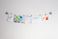 Load image into Gallery viewer, Kids art display with personalised stars
