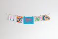 Load image into Gallery viewer, White clouds kids art display
