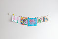 Load image into Gallery viewer, White clouds kids art display
