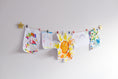 Load image into Gallery viewer, Kids art display with personalised stars
