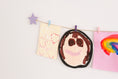 Load image into Gallery viewer, Kids art display with lavender stars
