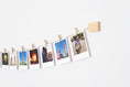 Load image into Gallery viewer, White hearts clothes peg photo display

