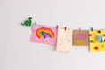 Load image into Gallery viewer, Green dinosaur Children's art work hanger
