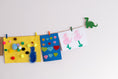 Load image into Gallery viewer, Green dinosaur Children's art work hanger
