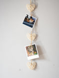 Load image into Gallery viewer, Rattan hearts photo display
