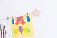Load image into Gallery viewer, Kids art display with wooden stars
