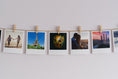 Load image into Gallery viewer, Minimalist Wood and Twine Clothespeg Photo Display
