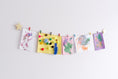 Load image into Gallery viewer, Kids art display with gold stars
