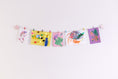Load image into Gallery viewer, Kids art display with metallic pink stars
