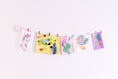 Load image into Gallery viewer, Kids art display with metallic pink stars
