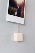 Load image into Gallery viewer, Wood and twine vertical photo display

