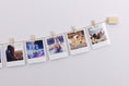 Load image into Gallery viewer, Natural wood and twine clothespeg photo display

