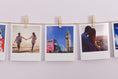 Load image into Gallery viewer, Natural wood and twine clothespeg photo display
